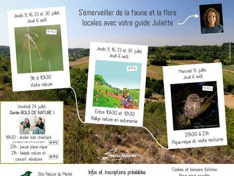 Soirées nature au Site Nature du Merlet