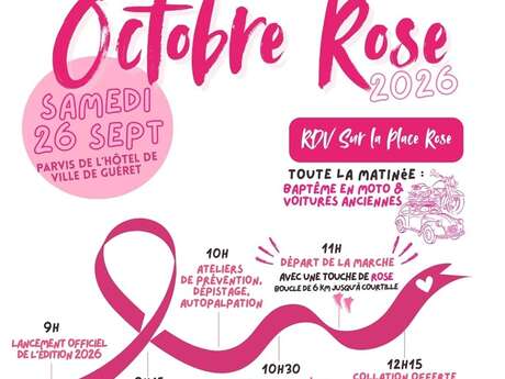 Octobre rose à  Guéret