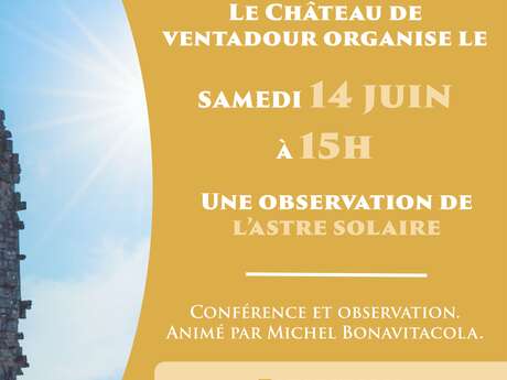 Observation de l'Astre solaire