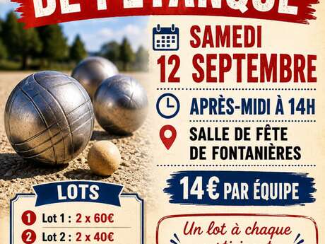 Concours de pétanque