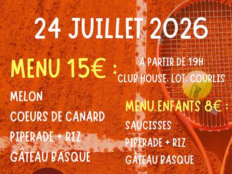 Repas du Tennis Club Mezos