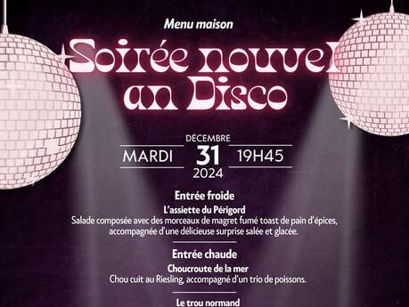 Réveillon Nouvel an disco