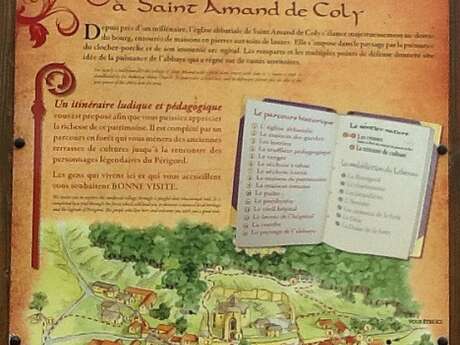 Itinéraire de St Amand de Coly-Plus Beaux Villages de France
