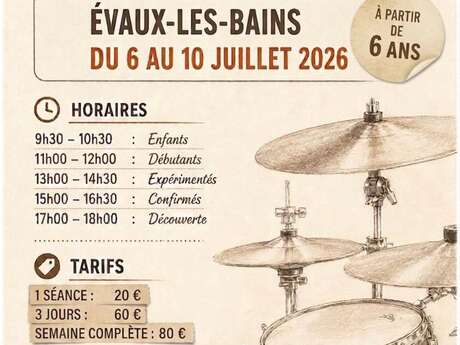 Stage de batterie