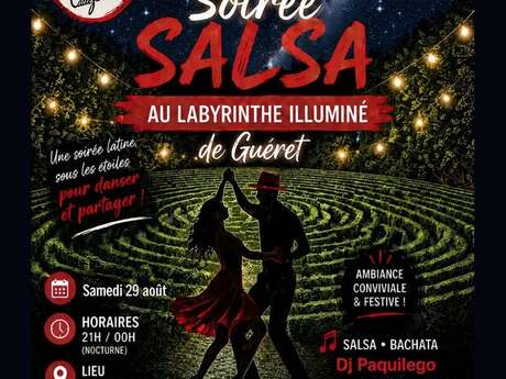 Soirée salsa au Labyrinthe illuminé