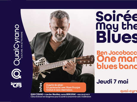 Soirée May the Blues | Ben Jacobacci one man blues band