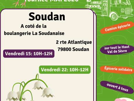 Tournée de l'Epicerie du Val à Soudan