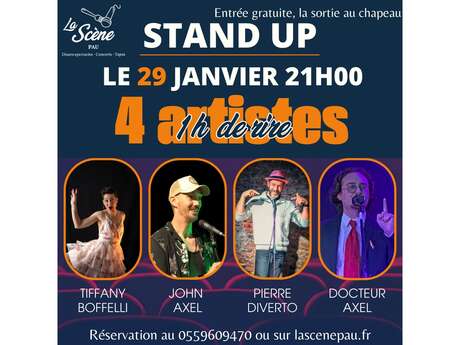 ??? Préparez-vous à une soirée pleine de rires avec une soirée stand up! ???