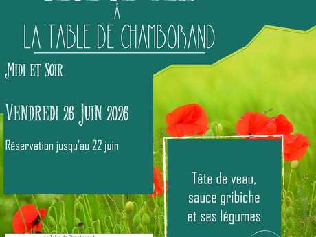 Repas Tête de Veau