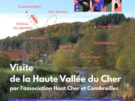 Journée du Patrimoine : Visite de la Haute Vallée du Cher