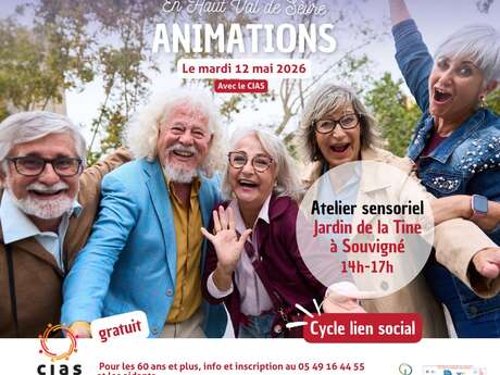 ANIMATIONS SENIORS ET AIDANTS : ATELIER SENSORIEL
