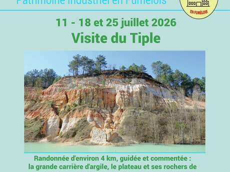 Visite de la carrière du Tiple