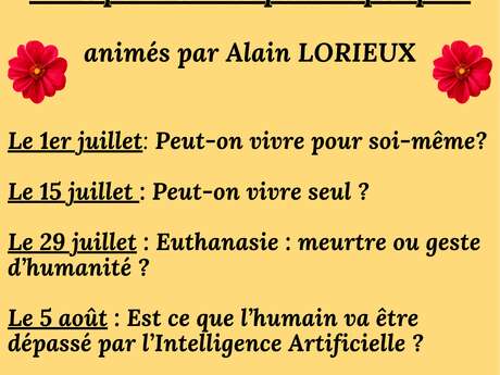 Après- midis philosophiques
