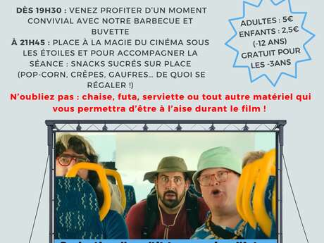 Ciné en plein air à Rougnat : Un p'tit truc en plus
