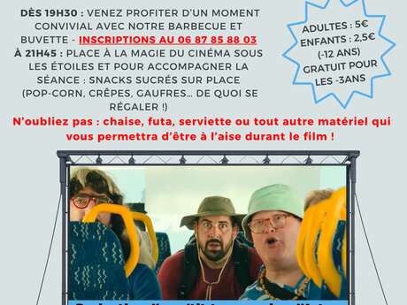 Ciné en plein air à Rougnat : Un p'tit truc en plus