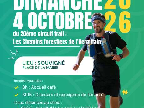 Inauguration du 20ème circuit Trail : Les Chemins forestiers de l'Hermitain