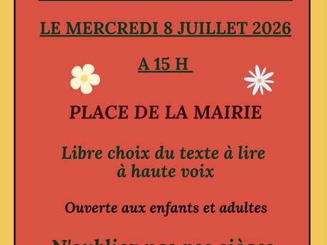 Lecture sous les tilleuls