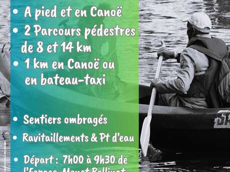 Rando à  pieds et en canoë
