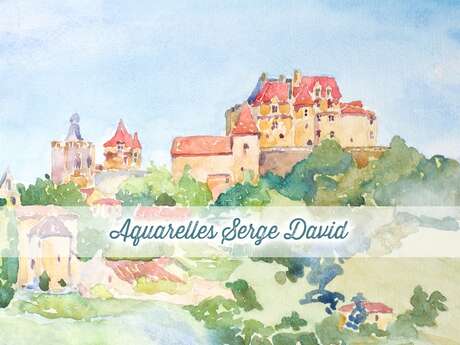 Exposition d'aquarelles de Serge David