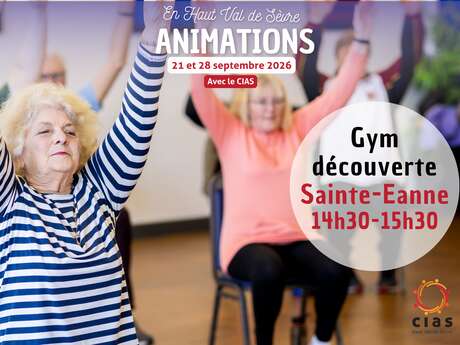 ANIMATIONS + de 60 ans : Atelier Gym découverte