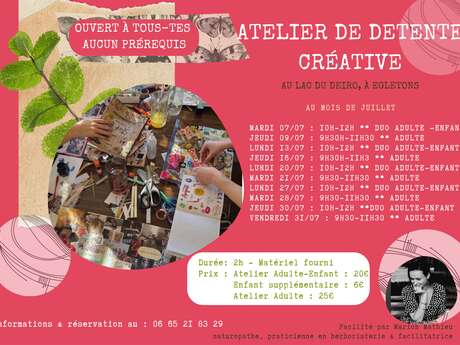 Atelier de détente créative