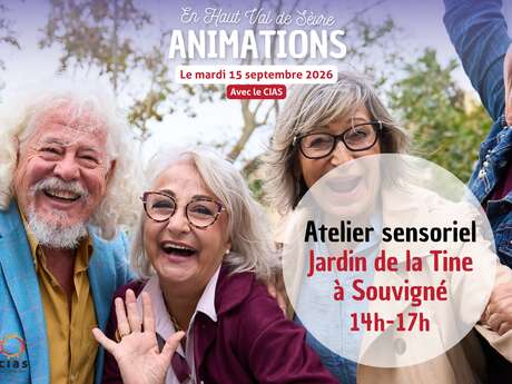 ANIMATIONS + de 60 ans : Atelier sensoriel et comestible