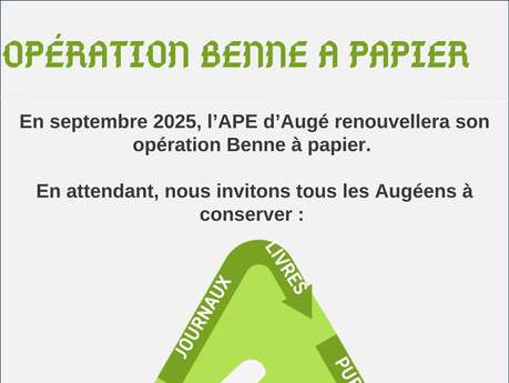 Opération benne a papier