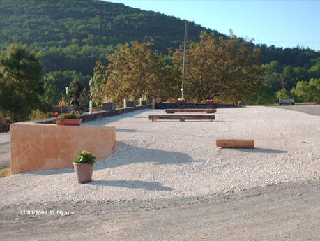 Aire privée de camping-car des Terrasses de Merculot