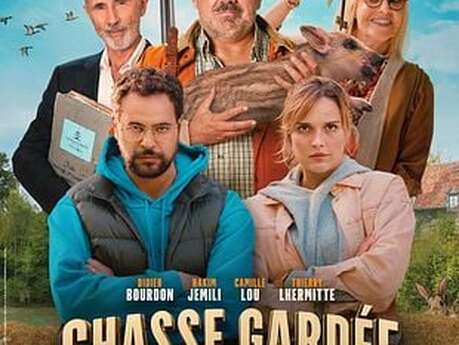 Séance de cinéma en plein air