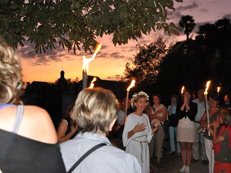 Lescar nocturne aux flambeaux