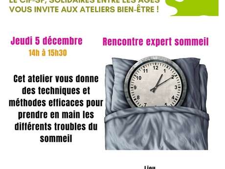 RENCONTRE EXPERT SOMMEIL