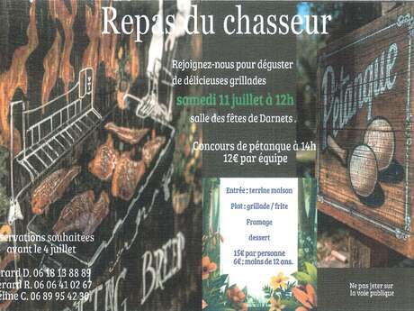 Repas du chasseur