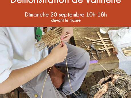 Démonstration de vannerie