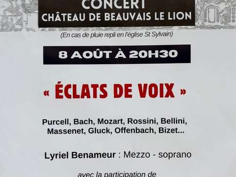 Concert en plein air « Eclats de Voix »