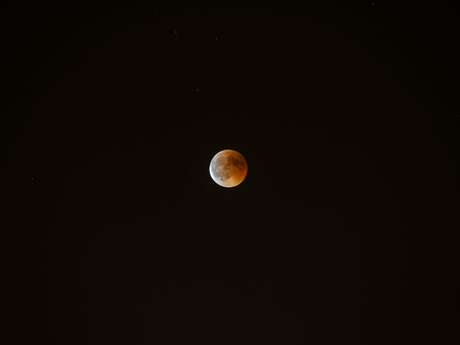 Etang de Chaux : Eclipse !
