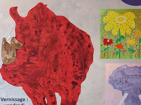 Exposition : entre faune et flore , par Myriam Horquin