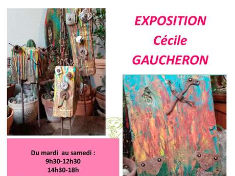 Exposition de peintures et sculpture en mode récup' Cécile Gaucheron