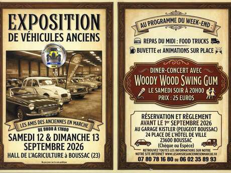 Exposition de véhicules anciens