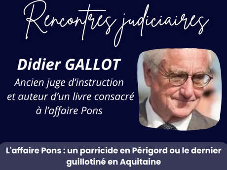 Rencontres judiciaires | Didier Gallot