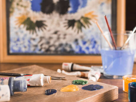 Atelier peinture : Médiathèque Aqua-Libris