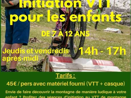 Inititation VTT enfants 7-12 ans