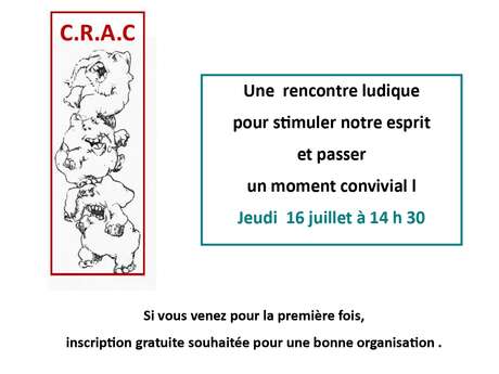 CRAC : Après-midi jeux de stratégie
