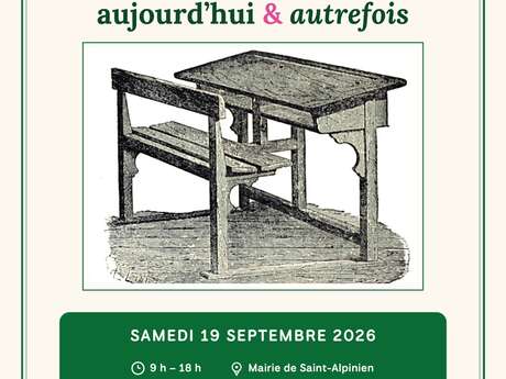 JEP 2026 - Exposition "L'école aujourd'hui & autrefois"