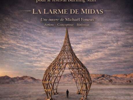 Oeuvre monumentale La Larme de Midas