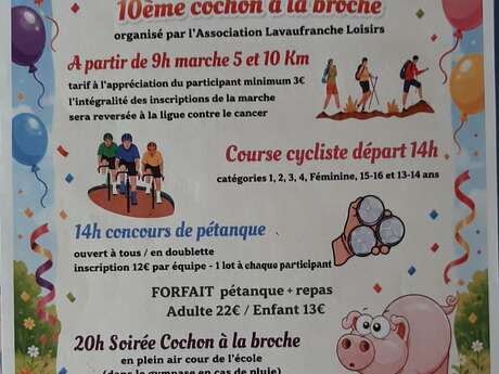 10ème cochon à la broche