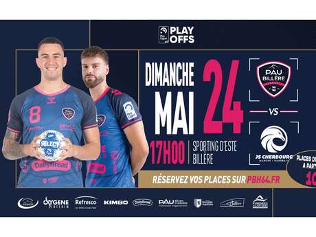 Handball: Playoff - Pau Billère Handball Vs Cherbourg