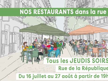 Nos Restaurants dans la rue