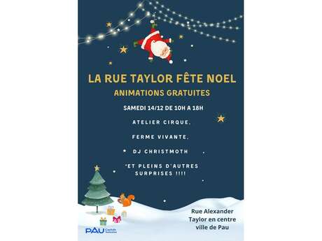 La rue Taylor fête Noël