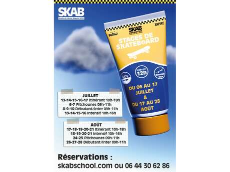 SKAB school - Stage skateboard Pitchounes