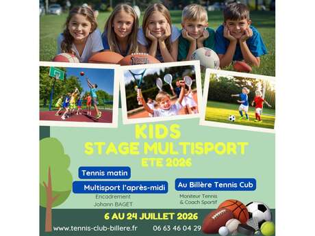 Stage kids multisports Eté 2026